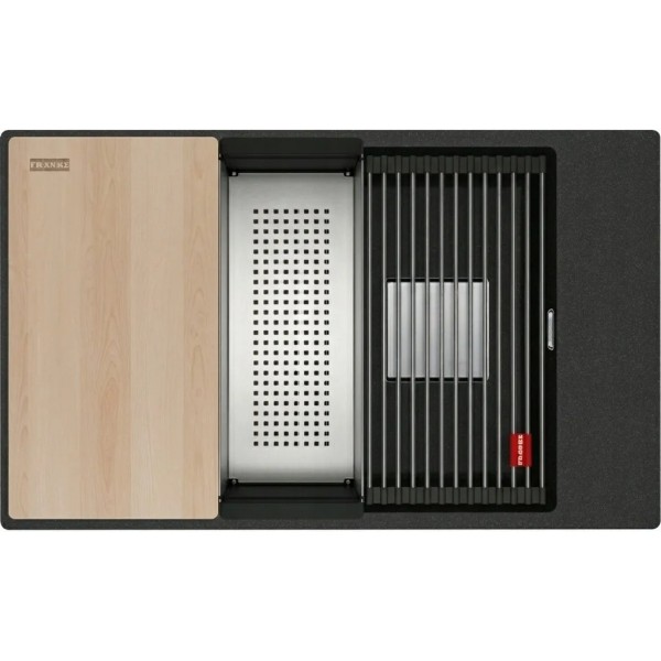 Chiuveta Franke KNG PRO 110-62, negru, sub blat