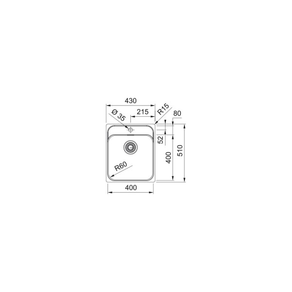 Chiuveta Franke Inox Lucios SRX 210-40