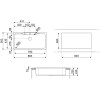 Chiuvetă Smeg Crem LSEG860P, 860x500 mm