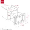 Cuptor Teka Cristal Alb ML 8200 BIS WH, microunde + Grill
