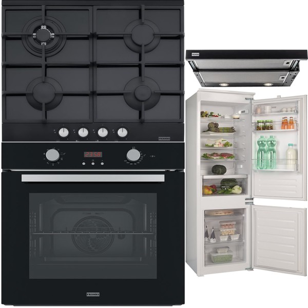 Pachet electrocasnice Franke Negru