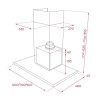 Hota Teka DSH 686, 60 cm, Inox