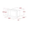 Cuptor Microunde Incorporabil TEKA ML 8210 BIS Sticla Alba