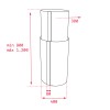 Hota Insula Inox Teka CC 485 - 771 mc/h, 40 cm