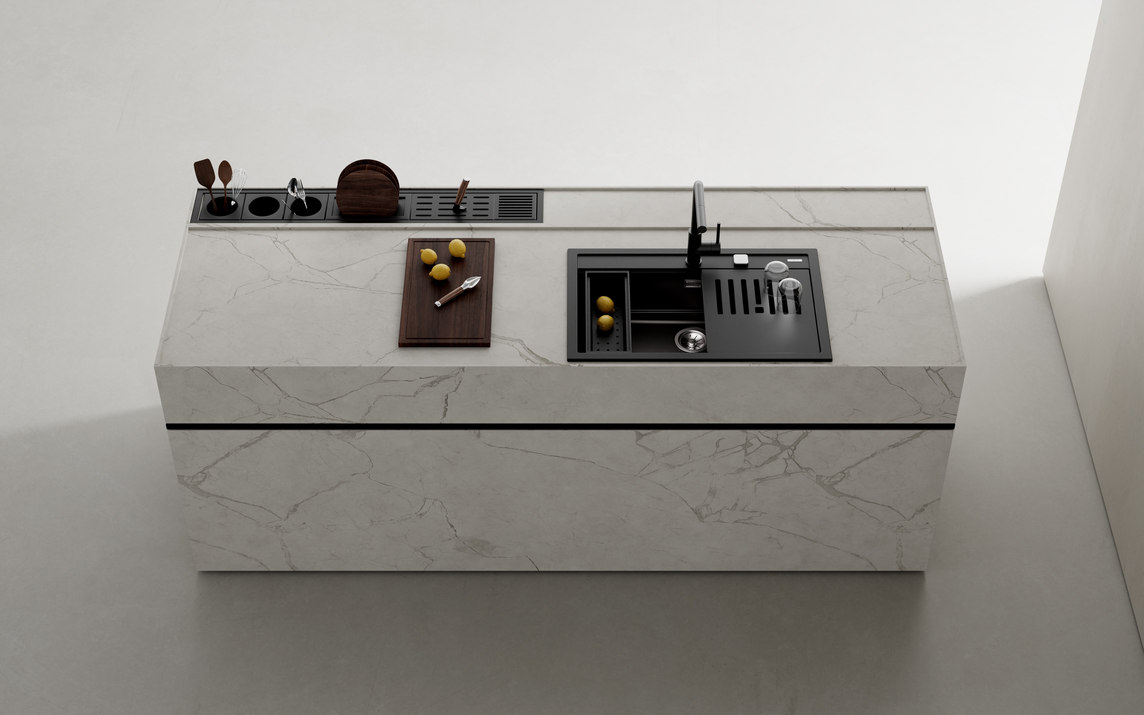 Chiuvetă din granit compozit sau inox? Avantaje, diferențe și alegerea potrivită